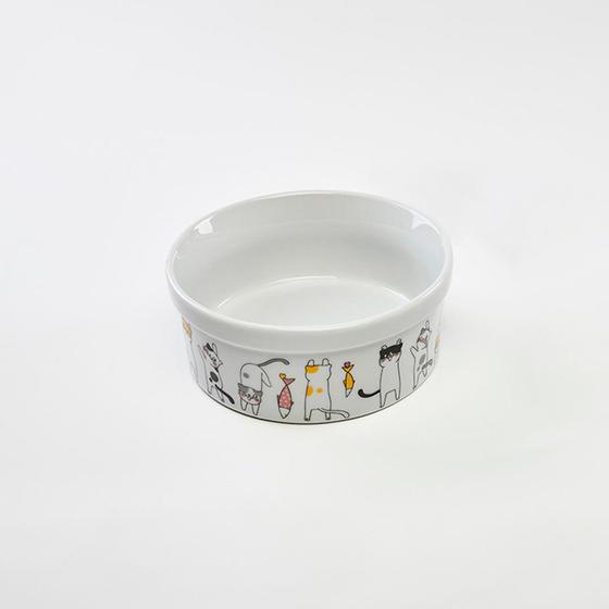 Imagem de Bebedouro, Comedouro PET  em porcelana, capacidade 1,2 l