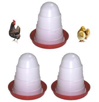 Bebedouro conico sifão 3 litros kit c/ 3 und galinhas e aves Menor preço em Bebedouro conico sifão 3 litros kit c/ 3 und galinhas e aves