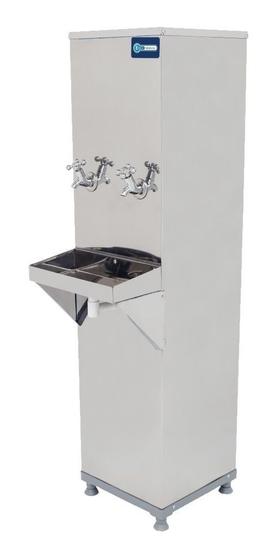 Imagem de Bebedouro De Coluna Inox 25 Litros 2 Torneiras Knox 127V