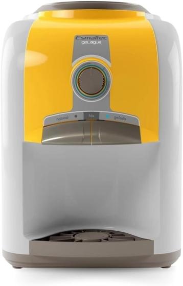 Imagem de Bebedouro Esmaltec de Mesa EGM30 com Compressor 127V Amarelo