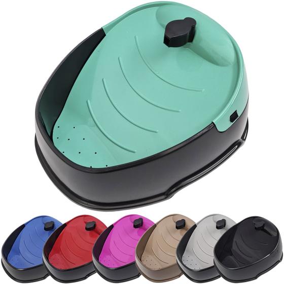 Imagem de Bebedouro Fonte Gatos Cachorros Cães 3 Litros Filtro Carvão Ativado Bivolt Pop Furacão Pet Verde