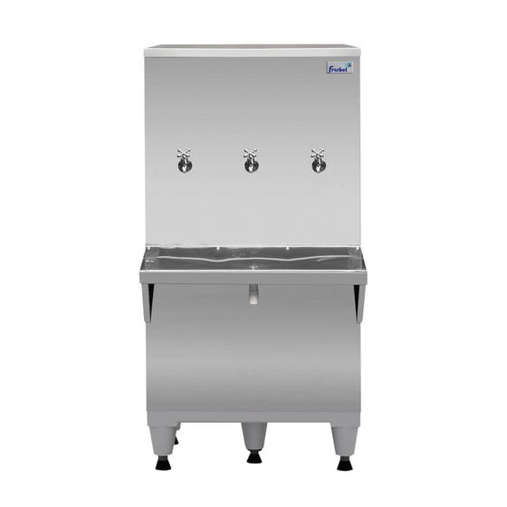 Bebedouro Frisbel 100 Litros Coluna Inox RA10 220 Volts Menor preço em Bebedouro Frisbel 100 Litros Coluna Inox RA10 220 Volts