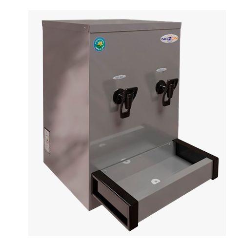 Bebedouro Industrial Compacto Mesa 10 Litros Aço Inox 2 Torneiras Nozon Menor preço em Bebedouro Industrial Compacto Mesa 10 Litros Aço Inox 2 Torneiras Nozon