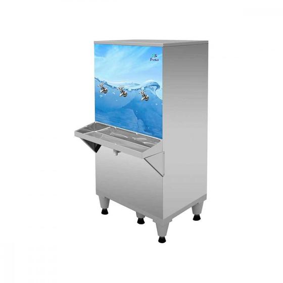 Bebedouro industrial de coluna 100 litros em aço inox - B100 - Frisbel Menor preço em Bebedouro industrial de coluna 100 litros em aço inox - B100 - Frisbel