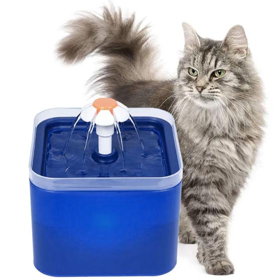 Imagem de Bebedouro Inteligente Gato Automático Circulação Fonte Dispensor Água Pet Cão