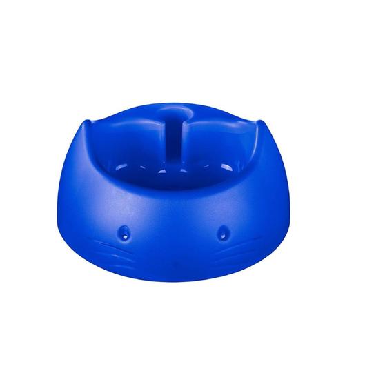 Imagem de Bebedouro para Gato com Suporte para Garrafa 250ml Rosa ou Azul Sanremo Pet SR652