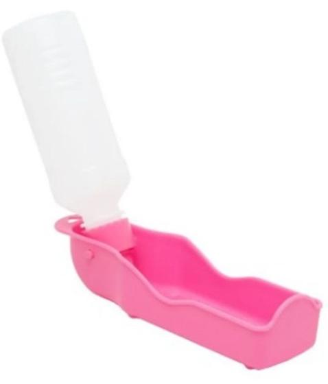 Imagem de Bebedouro Pet Portátil 240Ml Rosa