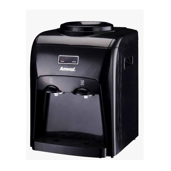 Bebedouro Refrigerado Água Gelada e Natural Amvox ABB240 Preto - Bivolt Menor preço em Bebedouro Refrigerado Água Gelada e Natural Amvox ABB240 Preto - Bivolt