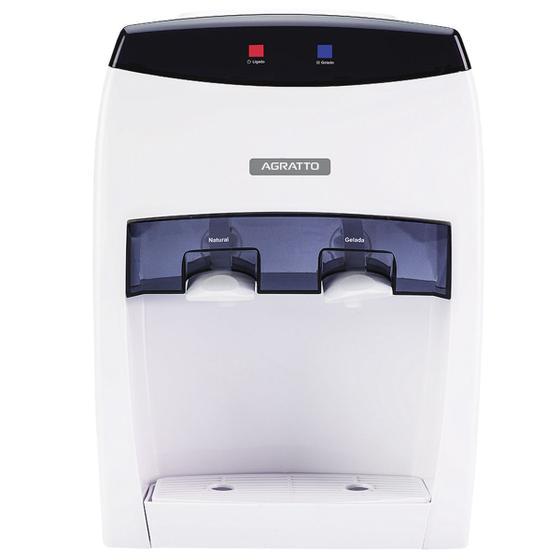 Imagem de Bebedouro Refrigerado Eletrônico Bivolt Água Gelada Natural Garrafão Galão Agratto ABBP01N-03 Branco