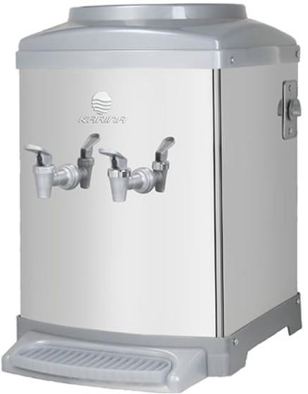 Imagem de BEBEDOURO REFRIGERADO POR COMPRESSOR PARA GALÃO DE ÁGUA AÇO INOX 127v