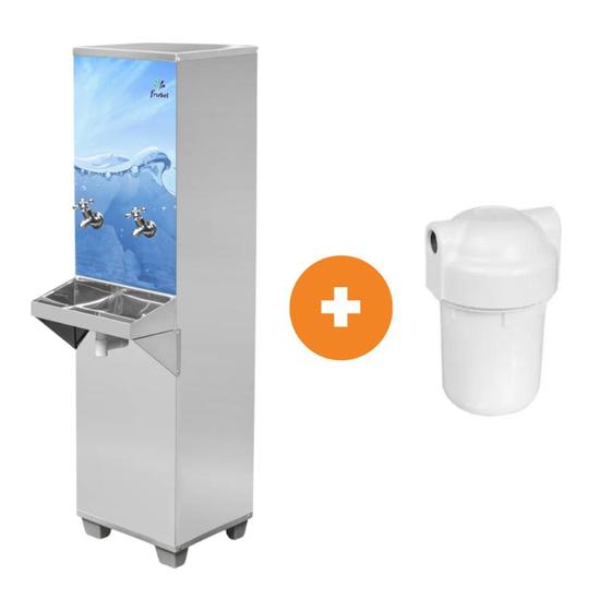 Bebedouro Resfriador De Água Industrial B25 Coluna 1Tg 1Tn - Frisbel é boa?