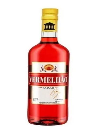 Imagem de Bebida Aperitiva Bitter Vermelhão Garrafa 700Ml