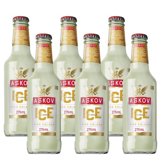 Imagem de Bebida askov ice piña colada long neck 6un de 275ml