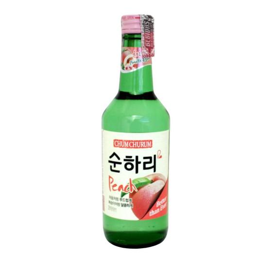 Imagem de Bebida Coreana Soju Chum Churum - Peach Pêssego 360Ml Lotte