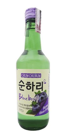 Imagem de Bebida Coreana Soju Mirtilo 360ml Chum Churum
