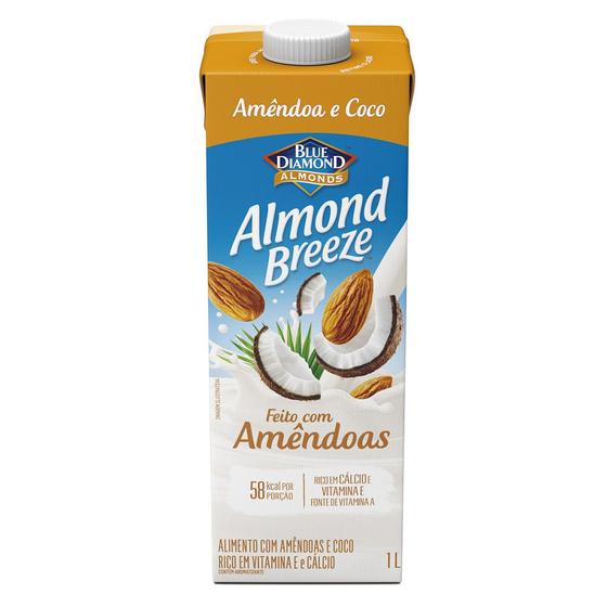 Imagem de Bebida de Amêndoa e Coco Blue Diamond Almond Breeze Caixa 1L