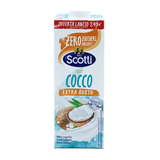 Imagem de Bebida de Arroz Sabor Coco Zero Açúcar Riso Scotti 1l