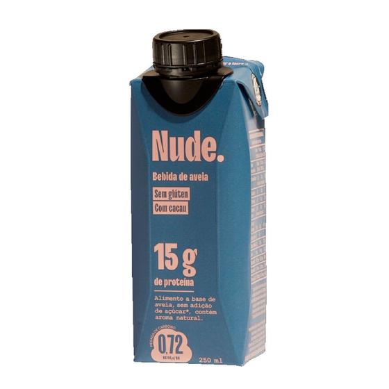 Imagem de Bebida de Aveia com 15g Proteína Nude Cacau 250ml