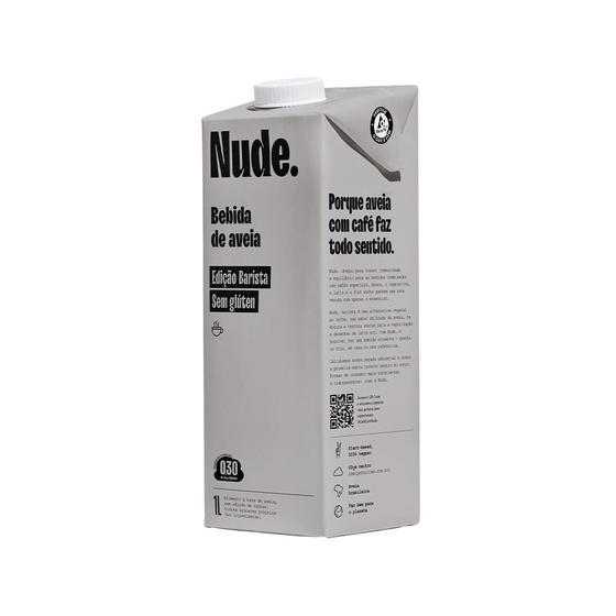 Bebida de Aveia Nude. Barista 1L Bebida Vegetal Magazine Luiza