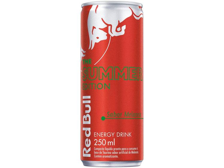 Bebida Energética Red Bull Melancia - 250ml Menor preço em Bebida Energética Red Bull Melancia - 250ml