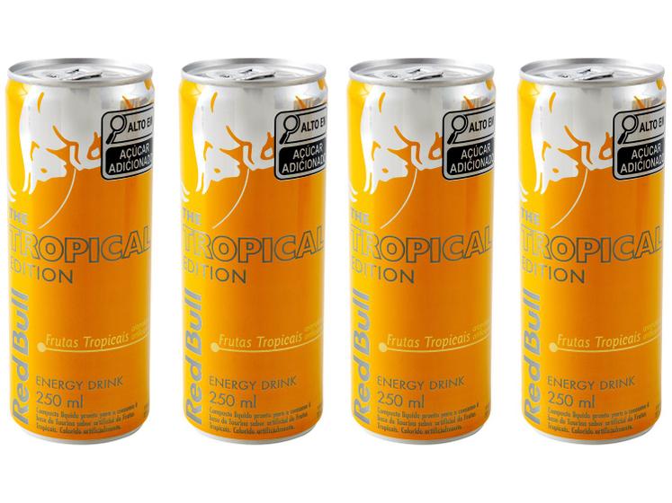 Bebida Energética Red Bull Tropical Edition Menor preço em Bebida Energética Red Bull Tropical Edition