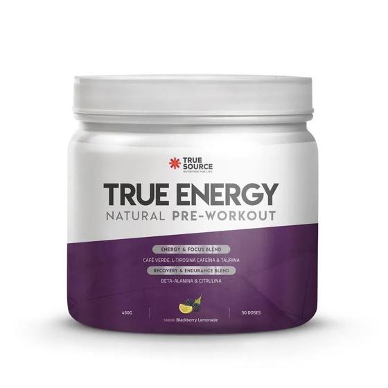Bebida Energetica True Energy - Backberry Lemonade 450g - True Source Menor preço em Bebida Energetica True Energy - Backberry Lemonade 450g - True Source