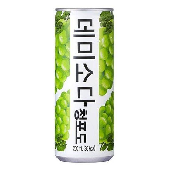 Imagem de Bebida Gaseificada Sabor Uva Verde Demi Soda 250Ml
