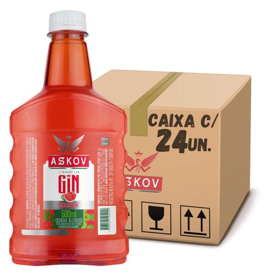 Imagem de Bebida gin askov cocktail de melancia cx com 24 un de 500ml