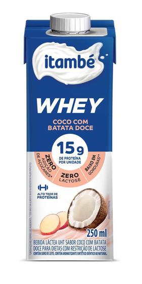 Imagem de Bebida Láctea com Whey - 250ml - Zero Lactose - Itambé