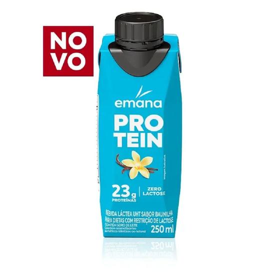 Imagem de Bebida Láctea Emana Protein Zero Lactose Sabor Baunilha 250ml