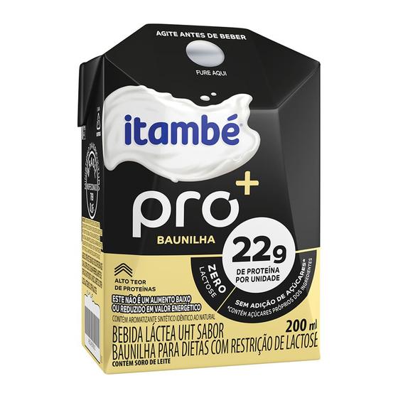 Imagem de Bebida Láctea Itambé Pro+ Baunilha Zero Lactose com 200ml