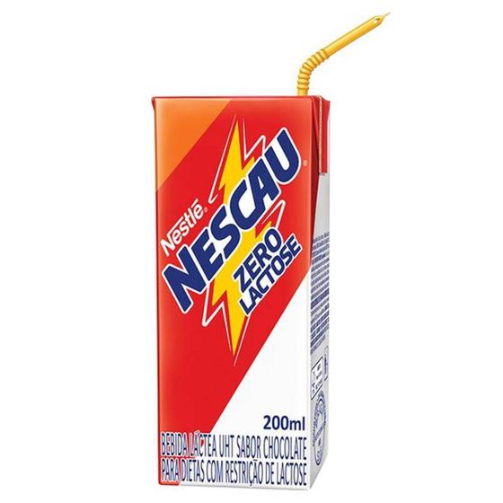 Bebida Lactea UHT Chocolate Zero Lactose 200ml Nescau Menor preço em Bebida Lactea UHT Chocolate Zero Lactose 200ml Nescau