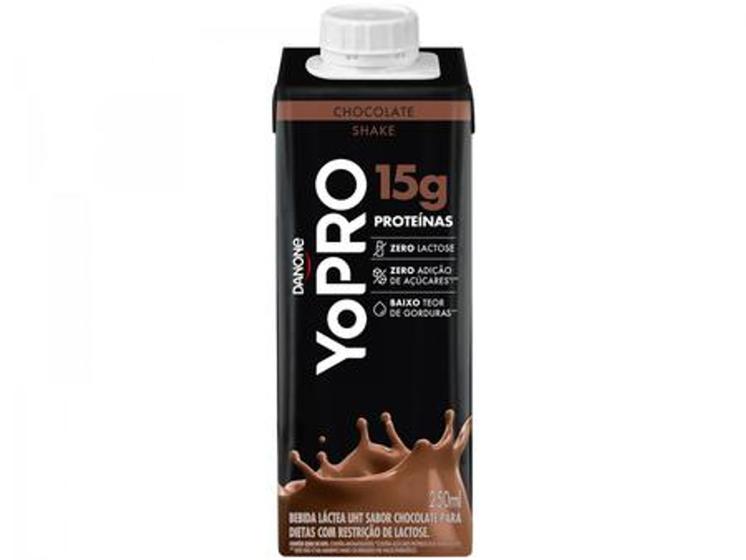 Imagem de Bebida Láctea UHT com 15g de Proteínas YoPRO - Chocolate Sem Lactose Zero Açúcar 250ml