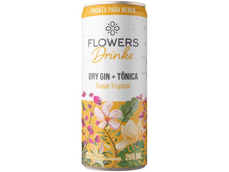 Imagem de Bebida Mista Flowers Dry Gin + Tônica Tropical 269ml
