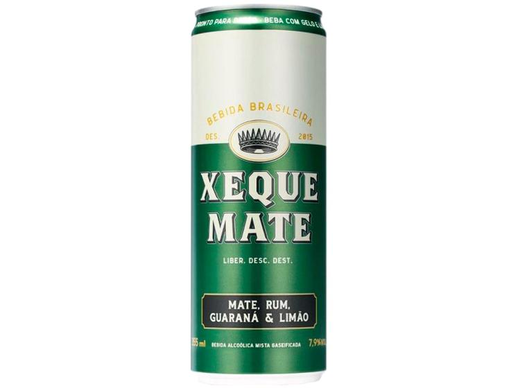 Imagem de Bebida Mista Xeque Mate Mate Rum Guaraná e Limão 355ml