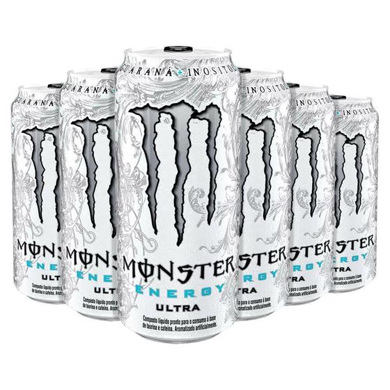 Imagem de Bebida Monster Energy Ultra Caixa Com 6 Energético 473 Ml