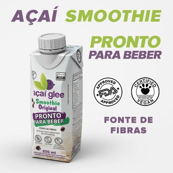 Imagem de Bebida Pronta Suco Smoothie Açaí Glee 250 ml (24x250ml)