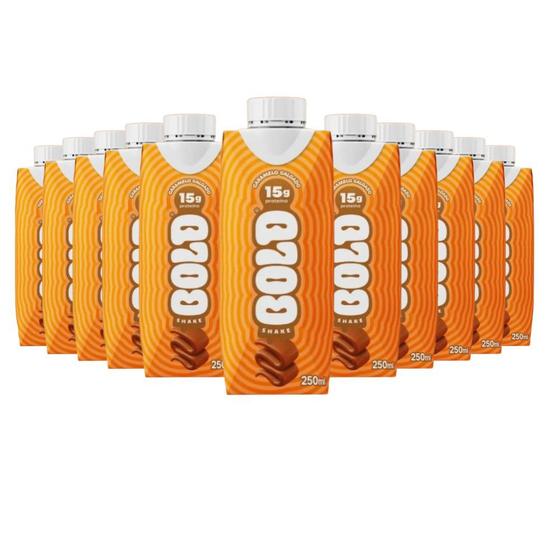 Imagem de Bebida Proteica Caramelo Salgado Bold Shake (Cx c/12 uni de 250ml)