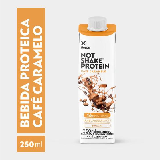 Imagem de Bebida Proteica NotCo NotShake Protein 16g de Proteina Cafe Caramelo 250ml