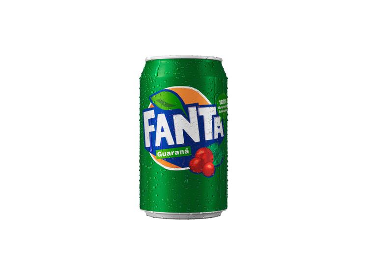 Imagem de Bebida Refrigerante Lata Guaraná 350ml C/6 - Fanta