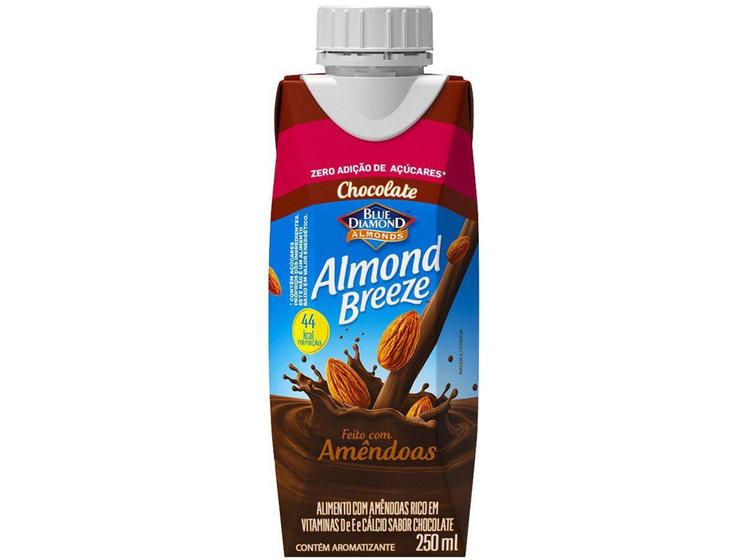 Imagem de Bebida Vegetal de Amêndoas Almond Breeze - Chocolate Zero Açúcar 250ml