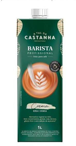 Imagem de Bebida Vegetal De Castanha E Aveia Barista 1L