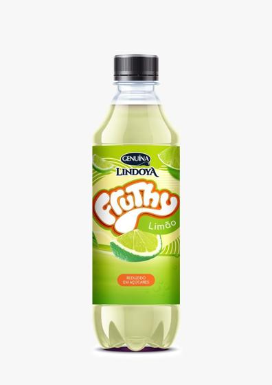 Imagem de Bebidas de Fruta Fruthy Limão Pack com 12 unidades 400ml