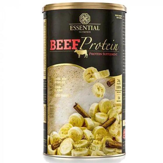 Imagem de Beef protein Banana com Canela (420g) - Essential Nutrition