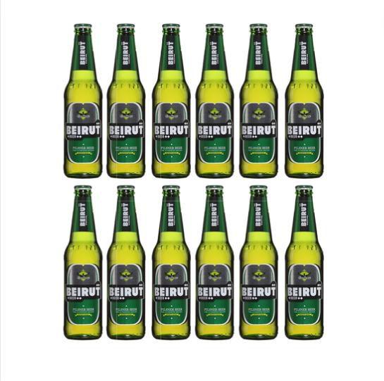 Imagem de Beirut Pilsner Beer Cerveja Libanesa Pack com 12un de 330 ml