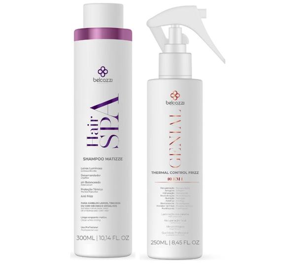 Imagem de Belcazzi Hair Spa Matizze Shampoo e Genial Spray Finalizador