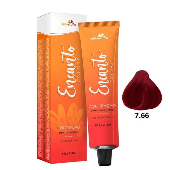 Imagem de Beleza Ruiva Coloração Encanto Colors 7.66 Louro Médio