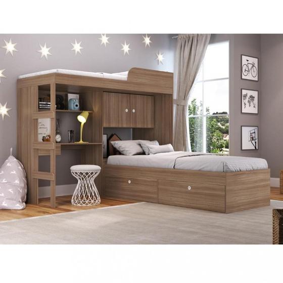 Imagem de Beliche Infantil com Escrivaninha Office Art in Moveis