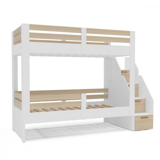 Imagem de Beliche Infantil Jade com Escada Mobikasa