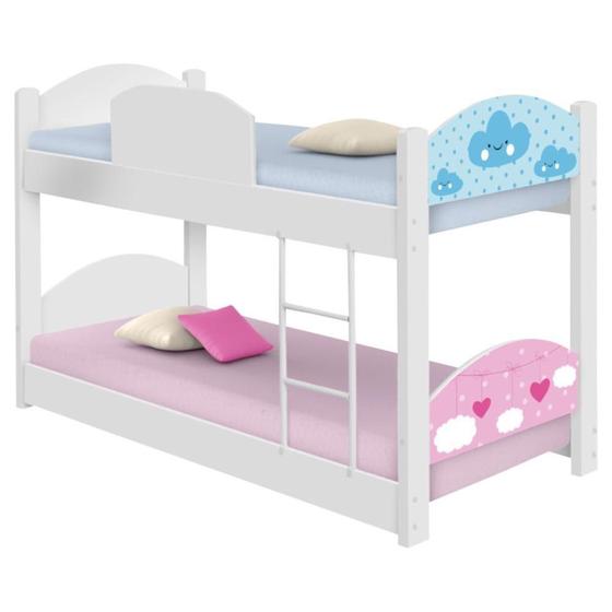 Imagem de Beliche Mini Cama Nuvem Menino e Menina